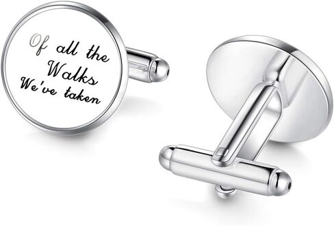 أزرار أكمام JIAYIQI للأب بكلمات حلوة للرجال in Kuwait