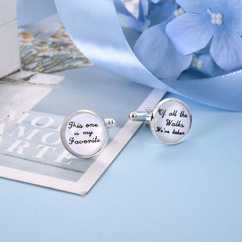 أزرار أكمام JIAYIQI للأب بكلمات حلوة للرجال in Kuwait