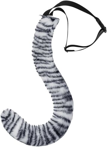 QinRuan Striped Tiger and Spotted Cheetah Tail, Adorable Animal Character Costume Play, Upright Cat Tai in Kuwait