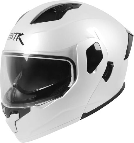 SPARK Motorcycle Dual Visor Flip up Modular Full Face Helmet Adult Men Women DOT Approved in Saudi Arabia