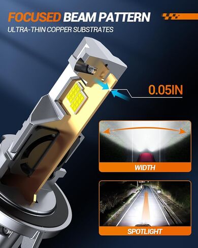 مجموعة مصابيح الإضاءة SEALIGHT H13/9008 H10/9140، تصميم 1:1، 2024 ترقية 44000LM مع مروحة تبريد 14000 دورة في الدقيقة، مصابيح بديلة لمصابيح الضباب، Plug-N-Play، حزمة من 4 in Kuwait