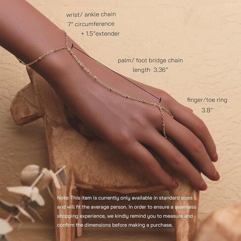 Dainty Star Butterfly Snake Hand Chain Ring Slave Bracelet for Woman in Kuwait