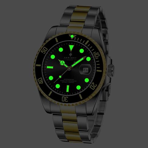 BY BENYAR AKNIGHT Men Wrist Watch for Men,50M Waterproof Stainless Steel Quartz Watches, Analog Chronograph Fashion Business Classic Watch, Easy Read Men Watch Auto Date Luminous Watch in Saudi Arabia