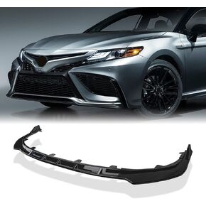 Front Lip Spoiler Compatible with 2021-2024 Toyota Camry Sedan LE XLE Front Bumper Lip, Carbon Fiber Hydro-Dipping Luxury Type in Kuwait
