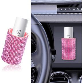 Car Accessories for Women,Car Lip Balm Holder,Easy to Install, The Exterior is Made of Czech Rhinestones Very Shiny (Original Design All Other Products are Plagiarized)