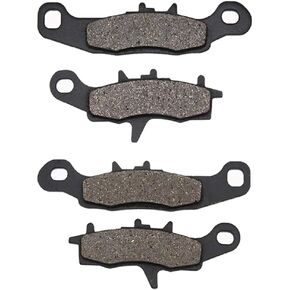 Cyleto Front Brake Pads for Kawasaki KVF650 Brute Force 4x4 2005-2011 KVF 650 Prairie 2002 2003 KVF 650 Brute Force 4x4 Hardwoods Green HD 2005-2009
