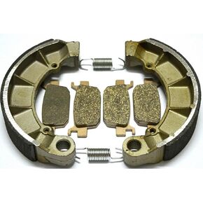 Rear Brake Shoes Front Pads for Honda Rubicon foreman 500 TRX500 FA FGA FA415F H343R