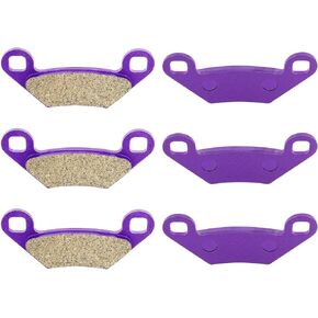 ECCPP Brake Pads Fits for Polaris Sportsman 850 550 500 X2 XP Touring 2009 2010 2011 2012 2013 2014 2015 2016 2017 2018, FA475 Front and Rear Brake Pads