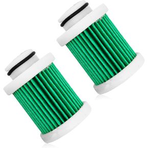 2 PCS 6D8-WS24A-00-00 Fuel Filter Element Compatible with Yamaha F40A F50 T50 F60 T60 F70 F90 F115 Outboard Motor (2004 and Later)
