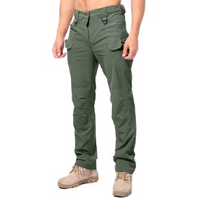 Men's Cargo Pants,Lightweight Water Resistant Ripstop Hiking Pants with 10 Pockets Work Pants for Travel Fishing