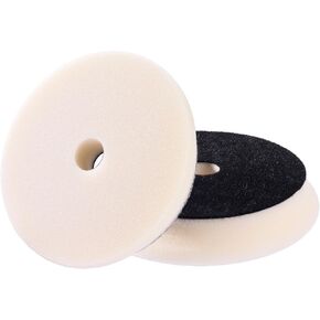 Waxing Polishing Pad, Compound Buffing Pad for Car Buffer Polisher Compounding, Polishing and Waxing (6" Face, 5" Backing) 2-Pack