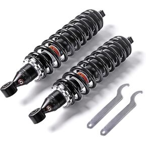 Front Left Right Shock Absorber Compatible with 2000-2006 Hon da Rancher 350 ES TRX 350TE 350 TRX 350TM 350 ES TRX 350FE 350 TRX 350FM 51400-HN5-671 51400-HN5-990 2pcs ‎