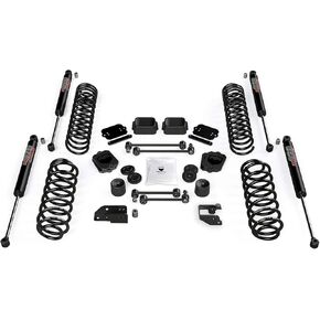 TeraFlex JL 4dr: 3.5" Coil Spring Base Lift Kit & 9550 VSS Twin-Tube Shocks
