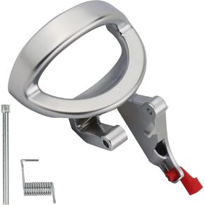 مقبض باب داخلي من APPERFiT جانب السائق الأيسر الأمامي/الخلفي متوافق مع دودج نيترو 2007 2008 2009 2010 2011 يستبدل 68004829AA