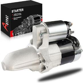Starter Motor Compatible for:-Subaru Forester 1998-2002 2.5L, Impreza 1993-2003 1.8L 2.2L 2.5L, 12V 1.0KW 8Teeth Rotation CCW, Upgraded New Replace# 23300-AA380 17717N 17717 LRS02069