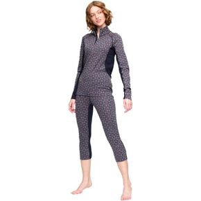 Kari Traa Rose Light Base Layer 1/2 Zip Maple XL