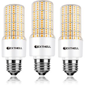 LED Light Bulb 500W Equivalent 7500 Lumen Led Corn Light Bulb,2 Pack 5000K Daylight White E26 LED Bulbs for Large Area Lighting Wide Application for Warehouse