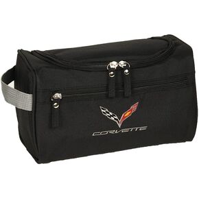 C7 Corvette Amenity Travel/Toiletry Bag - Storage Organizer Interior Accessory : Black for 2014-2019 Corvettes