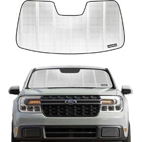 Windshield Sun Shade for 2022-2024 Ford Maverick Truck Front Window Sunshade. Reflective Rigid Material