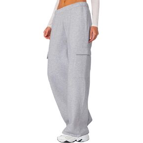 Wide Leg Sweatpants Women Lounge Cargo Pants for Women Baggy Casual Joggers