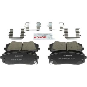 BOSCH BC1826 QuietCast Premium Ceramic Disc Brake Pad Set - Compatible with Select Hyundai Kona Electric, Sonata; Kia Forte, Niro EV, Optima; FRONT