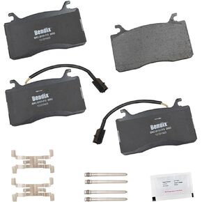 Bendix Priority1 CFC2052 Ceramic Front Brake Pads for Alfa Romeo Giulia 2018-2017, Stelvio 2018, Stelvio 2021-2020