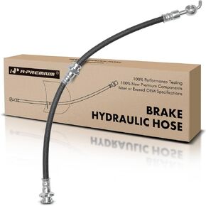A-Premium Front Driver or Passenger Brake Hydraulic Hose Compatible with Select Honda and Isuzu Models - Passport 1998-2001, Amigo 1998-2000, Axiom 2002, Rodeo 1998-2001, Rodeo Sport 2001