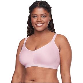 Warner's Women's Easy Does It Underarm Smoothing with Seamless Stretch Wireless Lightly Lined Comfort Bra RM3911A, Lilac