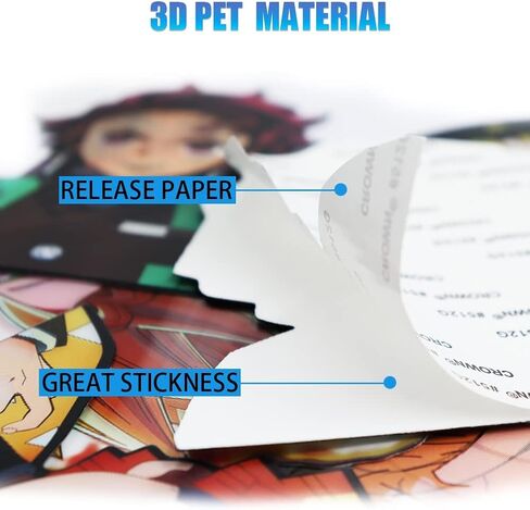 3D الحركة أنيمي سيارة الشارات ملصقات مقاومة للماء أنيمي الوفير ملصقات للسيارات السيارات المحمول نافذة سكيت الاطفال (N-4) in Kuwait