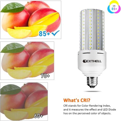 لمبة إضاءة LED 500 وات تعادل 7500 لومن لمبة إضاءة الذرة، 2 حزمة 5000K ضوء النهار الأبيض E26 LED لمبات لإضاءة منطقة كبيرة تطبيق واسع للمستودع in Saudi Arabia