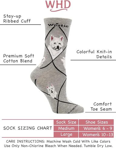 Westie Socks for Women Gift for Dog Lovers in Kuwait