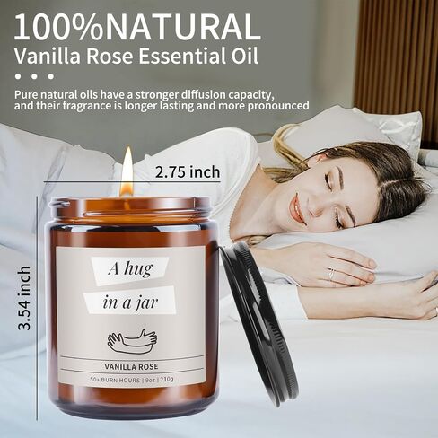 Lavender Jasmine Scented Candles for Home - Aromatherapy Candles for Home Decoration (Multiple fragrances) in Saudi Arabia