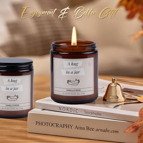 Lavender Jasmine Scented Candles for Home - Aromatherapy Candles for Home Decoration (Multiple fragrances) in Saudi Arabia