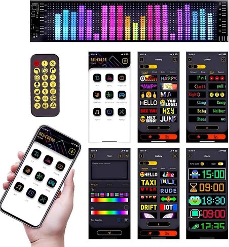 Colorful Eye Lamp Soft Screen for Car Windows, Truck, Cars, Shops, Streets (4.7 * 23.4 in) in Saudi Arabia