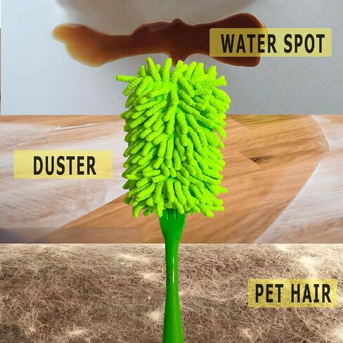 4Pack Reusable Duster Compatible with Swiffer Hand Duster Refill Microfiber 360 Heavy Duty Dusters Refills Washable Duster Pads for Cleaning Ceiling Fan Hardwoods Window(Handle is Not Included) in Saudi Arabia