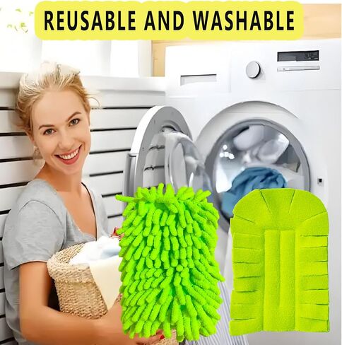 4Pack Reusable Duster Compatible with Swiffer Hand Duster Refill Microfiber 360 Heavy Duty Dusters Refills Washable Duster Pads for Cleaning Ceiling Fan Hardwoods Window(Handle is Not Included) in Saudi Arabia