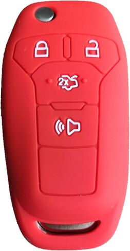 Ford Fusion Key Fob Cover：Key Shell Fit for Ford Fusion Keyless Remote Case Replacement 2013 2014 2015 2016 | |n5fa08taa 164r7986 (Red) in Saudi Arabia