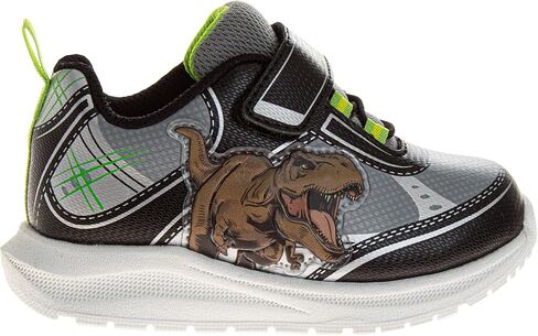 Jurassic World Sneakers with Easy Strap - Dinosaur T-Rex Shoes Laceless Closure Lightweight Jurassic Park Sneaker (Toddler - Little Kid) in Kuwait