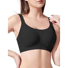 Seamless Wireless Push Up T-Shirt Bras for Women – Soft Full Coverage Bralettes with No Underwire
