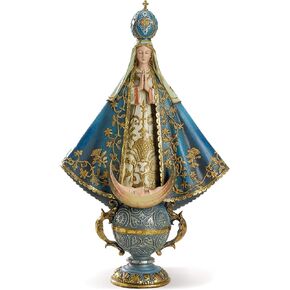 Joseph's Studio by Roman - Virgin of San Juan De Lagos Figure, Renaissance Collection, 14" H, Resin and Stone, Religious Gift, Decoration
