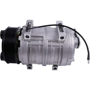 12V 8-Groove A/C Compressor 435-56282 103-56282 Compatible for Seltec TM-16HS Shuttle Bus VA RV Transair Carrier System