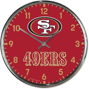 WinCraft Miami Dolphins Chrome Wall Clock