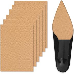 6pcs Shoe Sole Protectors Shoe Grips on Bottom of Shoes Non Slip Shoe Bottom Pads Self Adhesive Sole Shoe Bottom Protector Anti Slip Shoe Sole Guard Shoes Cover Bottoms for Women High Heel