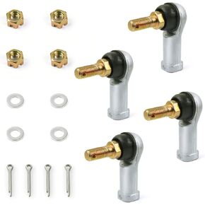 Left & Right Tie Rod End Kit For Honda FL400R FourTrax 200 300 350 Rancher 420 350 FourTrax Foreman 400 450 Rincon 500 520 650 680 TRX200 TRX250 TRX300 TRX400 TRX350 TRX420 TRX500 TRX520 TRX650 TRX680