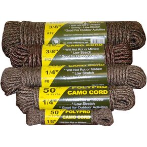 1/4 in X 50 ft CAMO Cord