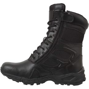 Rothco Forced Entry Deployment Boots – 8 Inch – Tactical Uniform Boot – Black (Black, US Footwear Size System, Adult, Men, Numeric, Medium, 12)