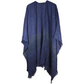 Biddy Murphy Irish 100% Soft Lambswool Pashmina Shawl & Wrap for Women, Mountain Blue