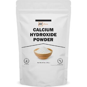 100% Natural Calcium Hydroxide Powder for Food & Cosmetics 227 GMS / 0.5 LBS