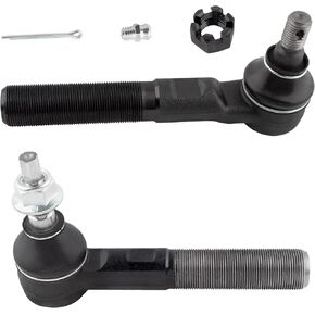 BOXI Front Left Outer and Right Inner Tie Rod Ends FITS for Dodge Ram 1500 2000-2001(4WD) / Ram 2500 2000-2002 (4WD) / Ram 3500 2000-2002 ES3526 ES3527 Steering Tie Rod Drag Link- 2PC Set