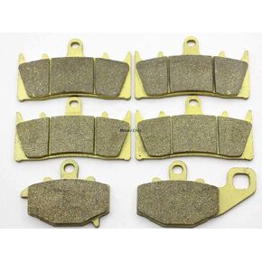 Front Rear Brake Pads Brakes for Kawasaki Ninja ZX 6R ZX600 1998-2002 - ZZR600 2005-2008 - ZX 9R 1996-2001 - ZX636 636CC 2002 FA188 FA192 MC0165